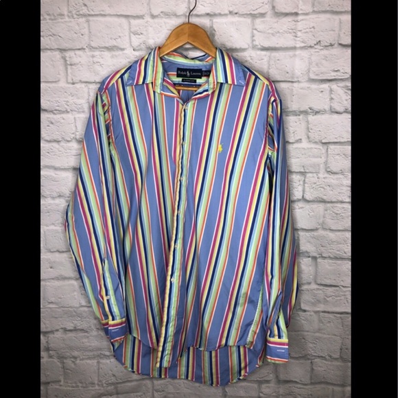Ralph Lauren Other - Ralph Lauren Polo Button Down Multi Color Stripe